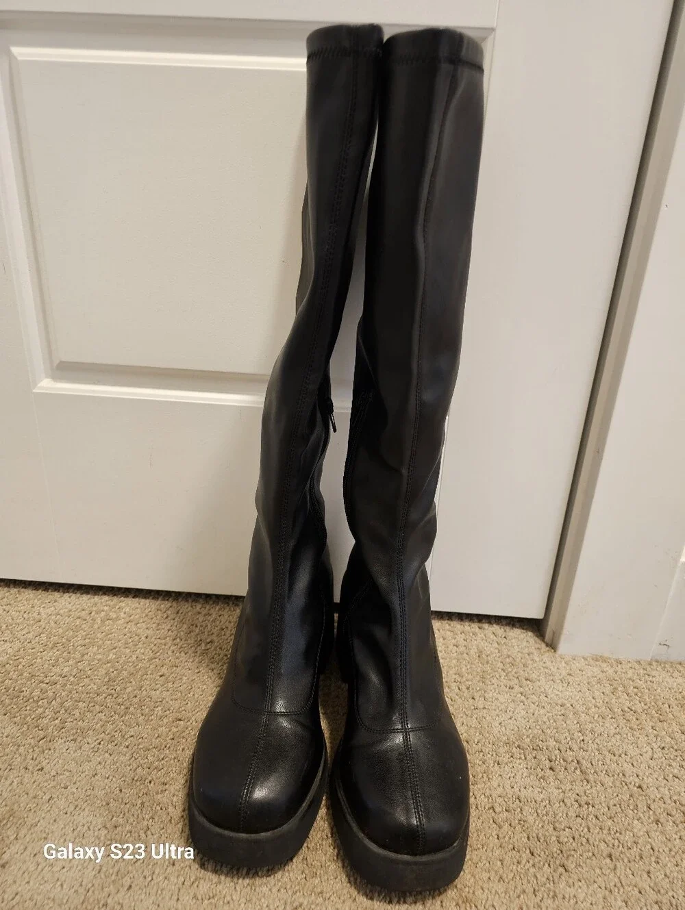 Steve Madden Berkleigh Black Boots Black sz8
